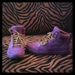 *Reduced*Nike Purple Suede hi-tops!!!!!