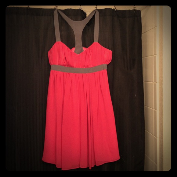 Pink racer back dress. Size Small.