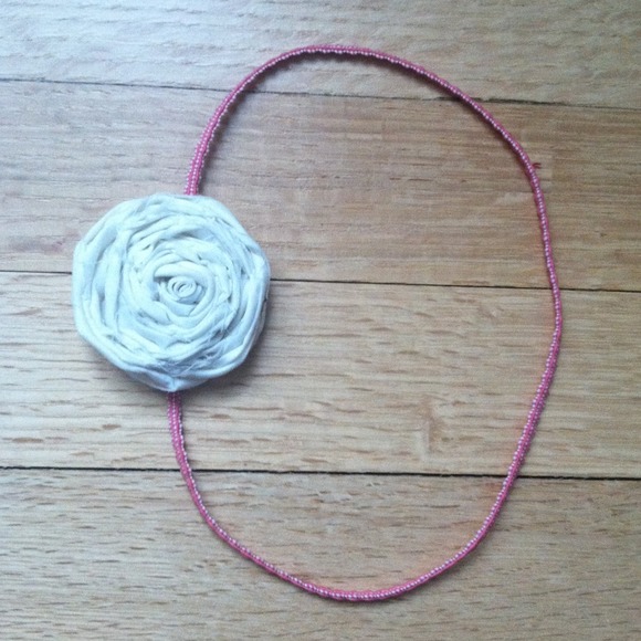 🔴SOLD🔴Handmade Rosette Headband - Picture 3 of 4