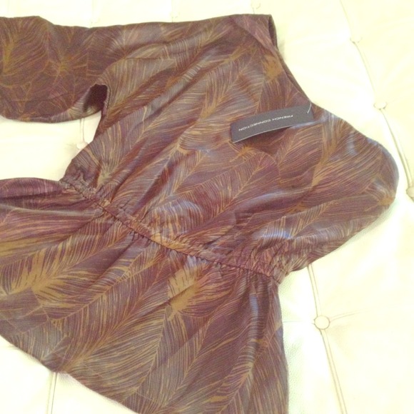 French Connection Tops - SOLD 💢💢French Connection one shoulder blouse