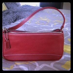 Coach purse in red