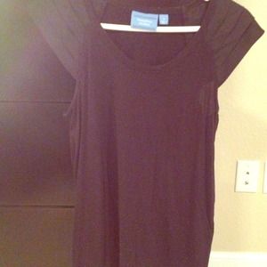 Blank silk pleated shoulders