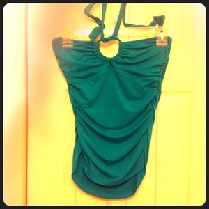 ON HOLD!!Jantzen two piece rouching swimsuit