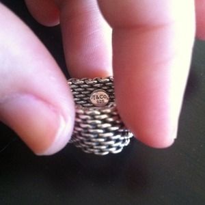 Tiffany and Co Mesh Somerset ring