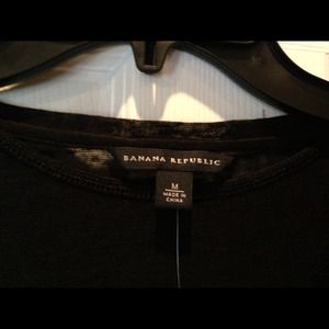Black "double t-shirt" Banana Republic