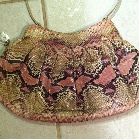 Real snake skin purse