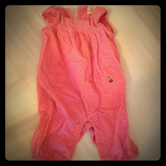 Baby girl's corduroy jumper