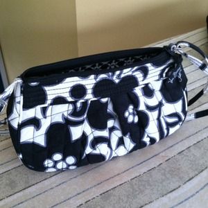 Vera Bradley black & white handbag