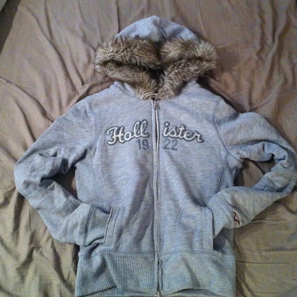 Fur lined Hollister jacket