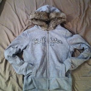 Fur lined Hollister jacket