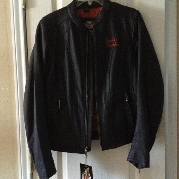 Harley Davidson Genuine Leather Unisex Jacket - Picture 2 of 4