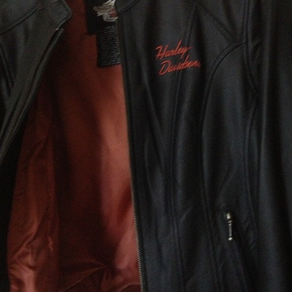 Harley Davidson Genuine Leather Unisex Jacket - Picture 4 of 4