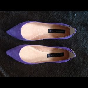 New Purple Suede Shoes