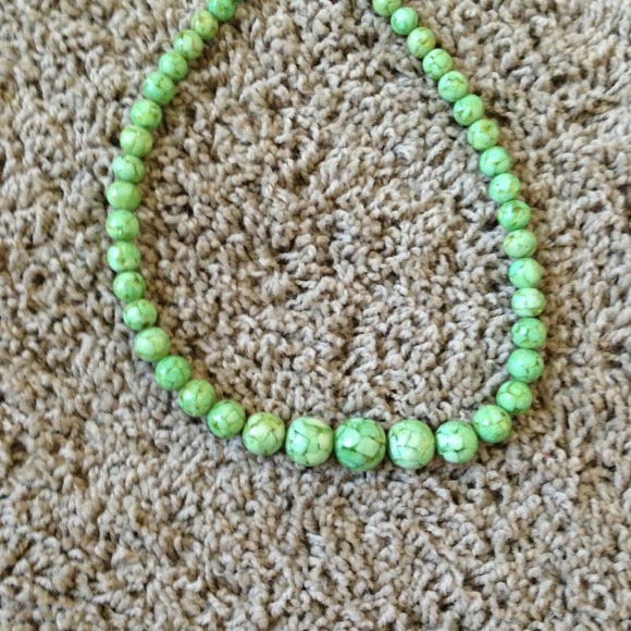Yellow and green necklace