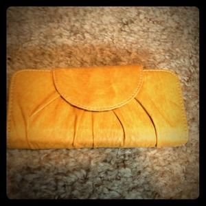 Mustard yellow wallet