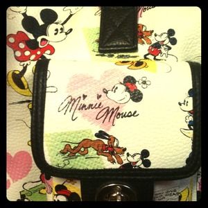 White Disney World Mickey and Minnie purse