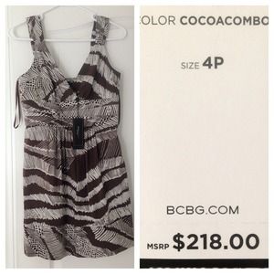 Reduced! BCBG Print Dress