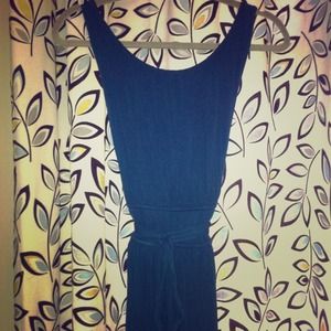 Peacock Blue Sleeveless Dress