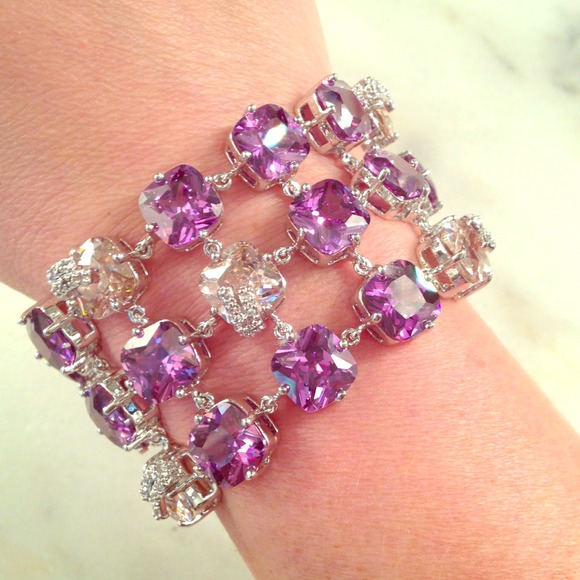 SOLD IN BUNDLE Lavender and Pink Ice Bracelet