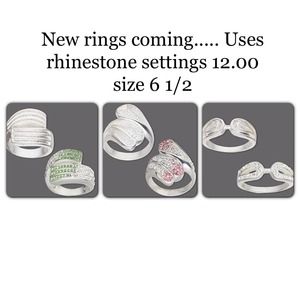Rhinestones rings