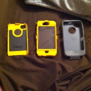 Otter box! Gray and yellow!