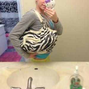 Super cute zebra purse