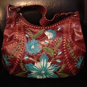 Isabella Fiore Flower Patch Hobo Handbag