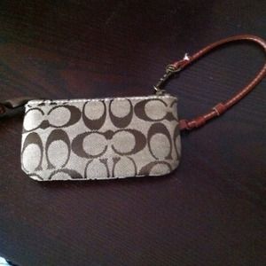 Coach wristlet - ID / change Bag