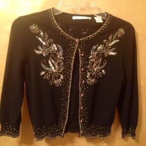 Cashmere beaded cardigan-autumn cashmere