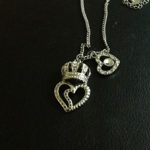 Crown Heart Necklace
