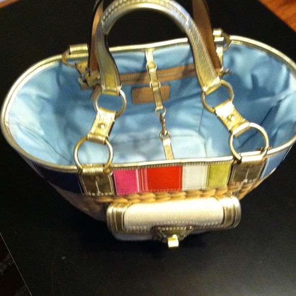 Really Nice Coach Straw Bag
