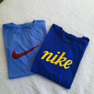Nike t shirts, size large