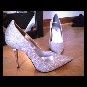 Beautiful silver heels