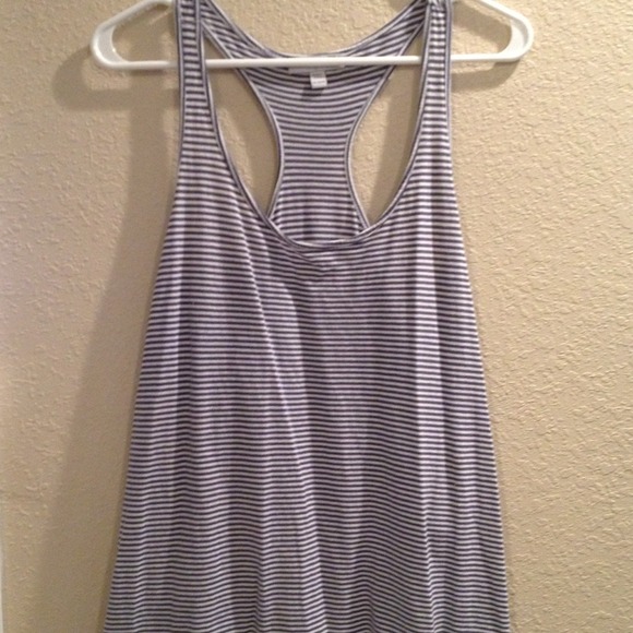 Long striped tank