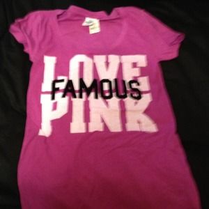 ✋Sold in Bundle🚫NWT Love Pink Tee