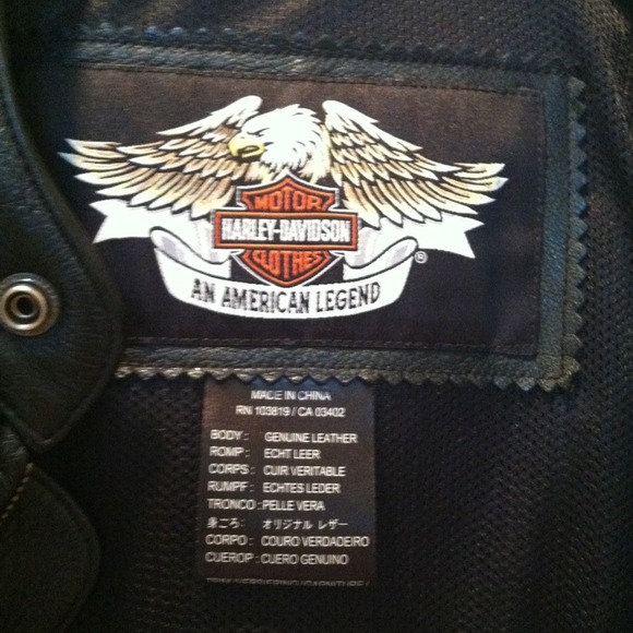 Men's Harley Davidson leather riding jacket! - Picture 3 of 3
