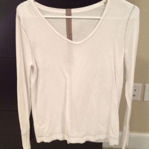 Ann taylor White half sleeve