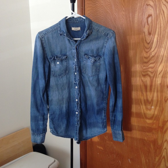 Denim flannel