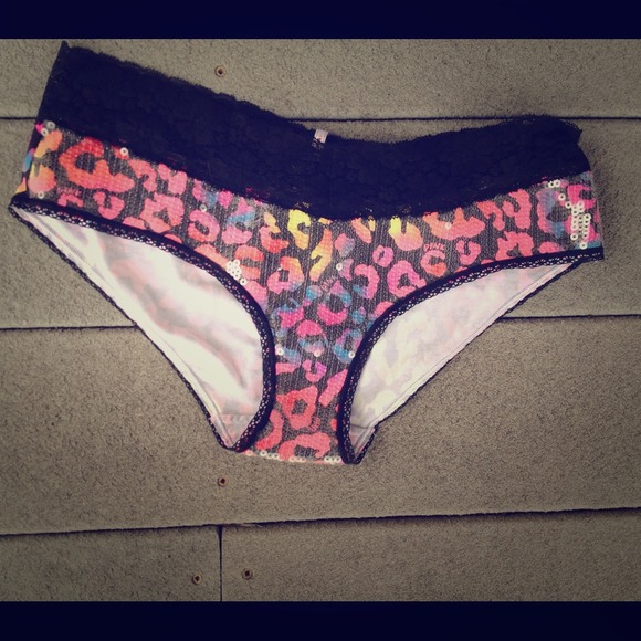Limited Edition PINK rainbow leopard panties