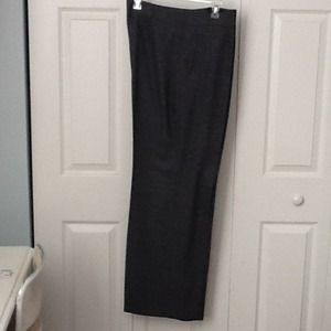 Black and white tweed pattern slacks