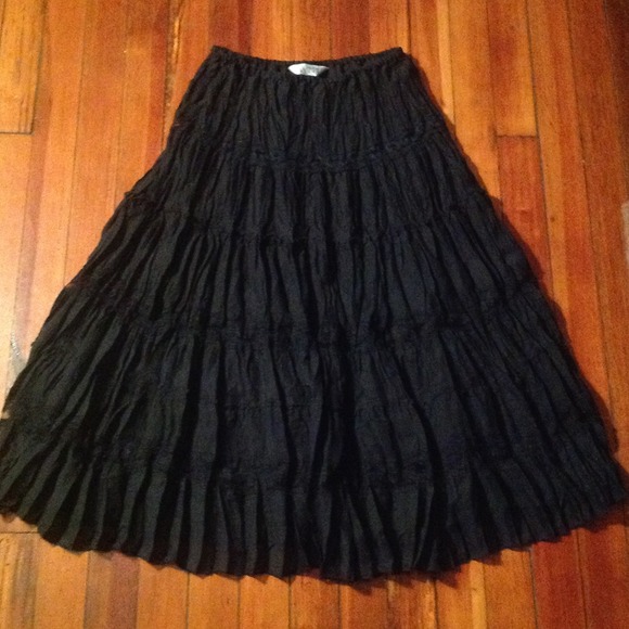 Black Long Skirt