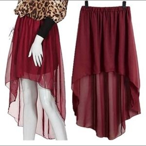Chiffon skirt