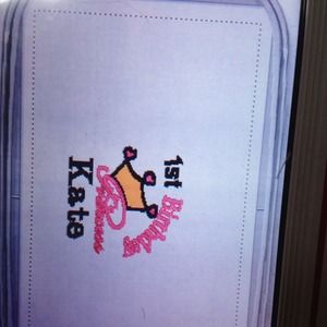 Custom listing for 1st birthday princess Kate