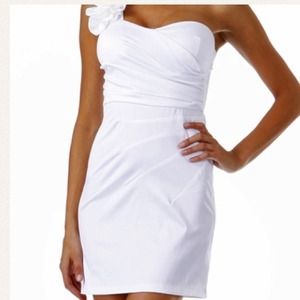 NEW: white cocktail dress