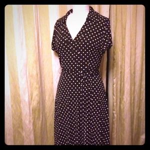 Black with white pocket dots