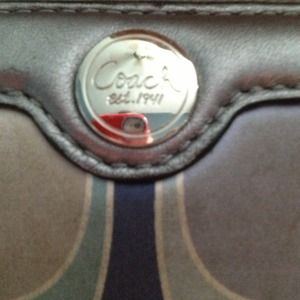 Multi-color COACH wallet ... Semi new.