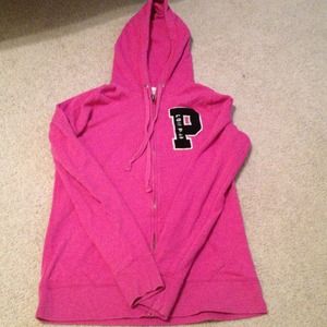 VS Pink zip up hoodie