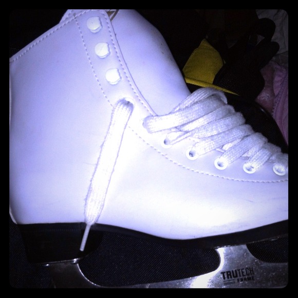 White ice skates