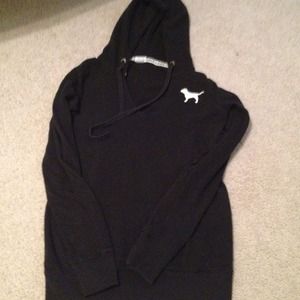 📌HOLD📌XS VS Pink hoodie in black