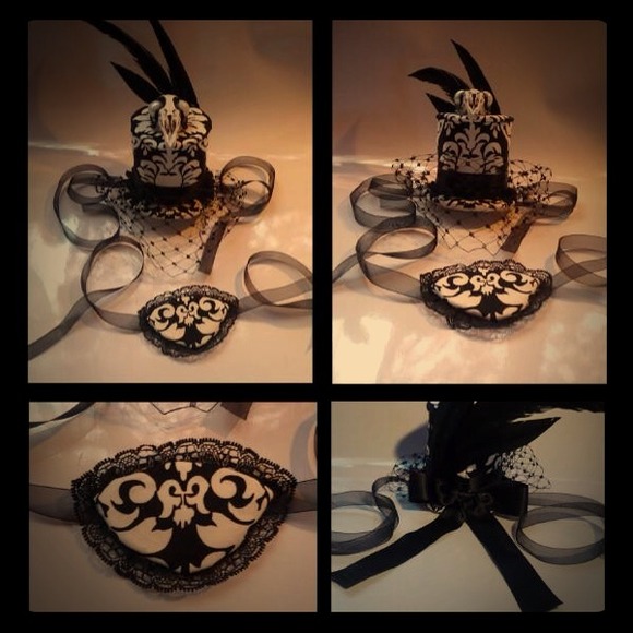 Gothic Lolita REAL bunny skull TopHat